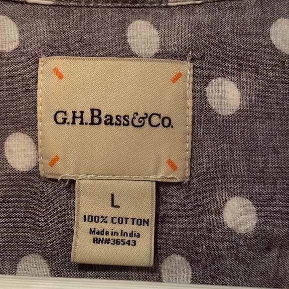 Lavender Polka Dot Button Up - Picture 2 of 5